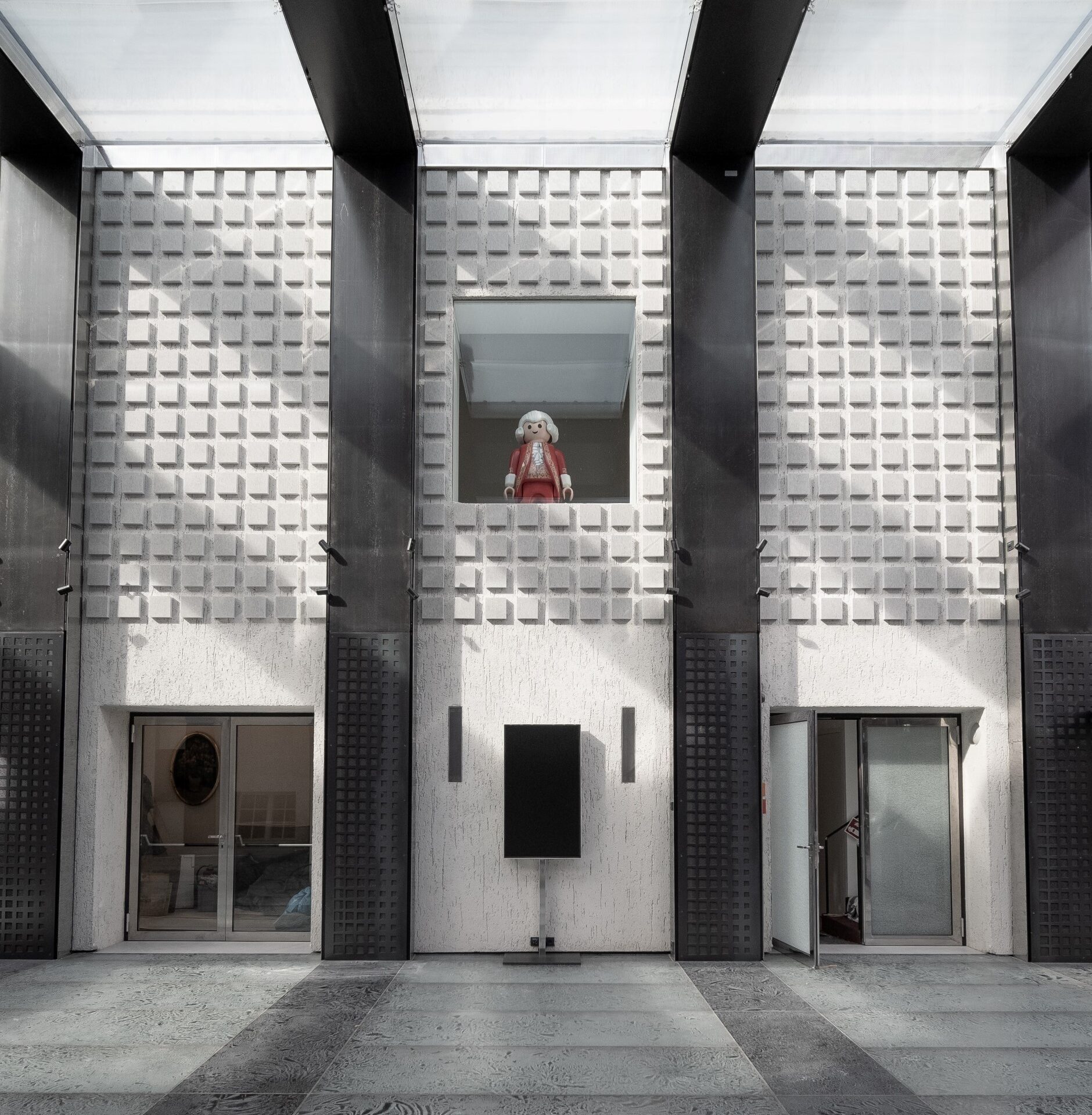 Plano-PE Klett Schallabsorber im neuen Foyer der Stiftung Mozarteum Salzburg