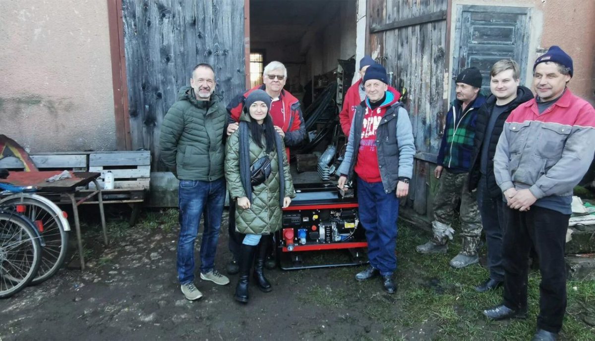 Hilfsgüter für die Ukraine im Rahmen der Initiative highway2help